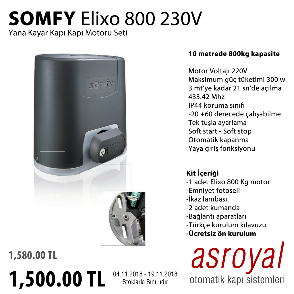 Somfy Elixo 800 